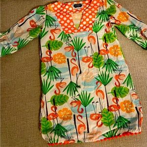 Mud pie Dress Flamingo